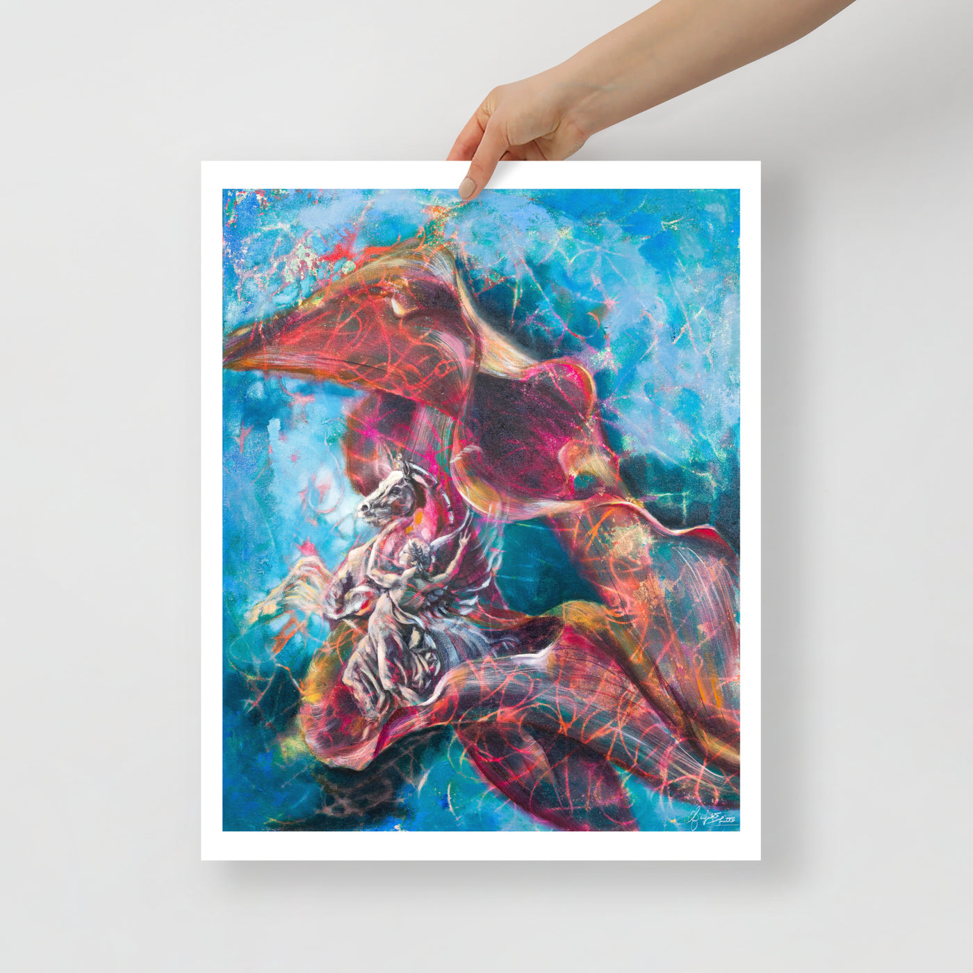 "GLORIOUS FLARE " POSTER PRINT