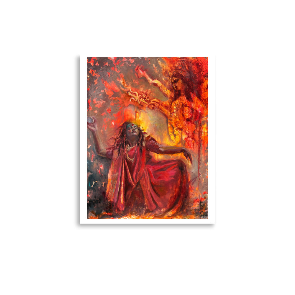 Awaken the Goddess within (fine art print) – Sanjukta Mitra Art