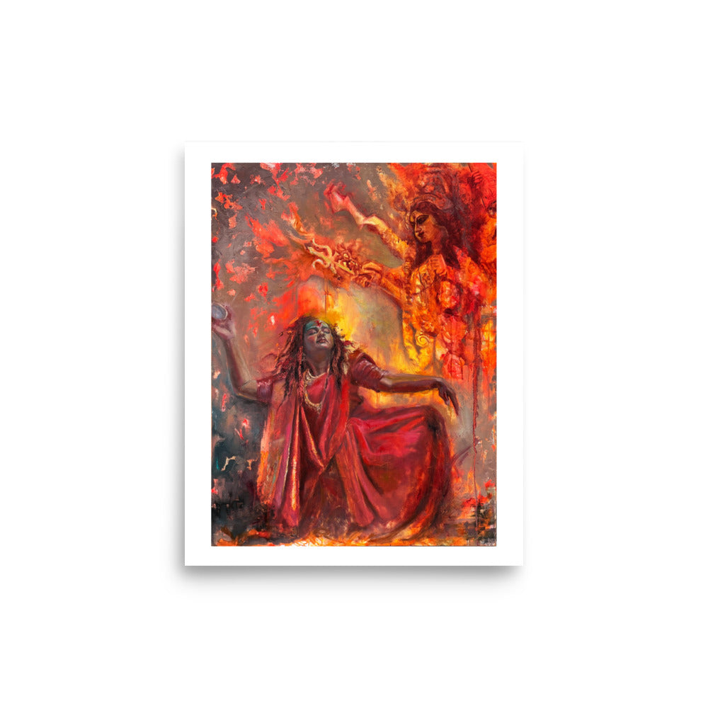 Awaken the Goddess within (fine art print) – Sanjukta Mitra Art